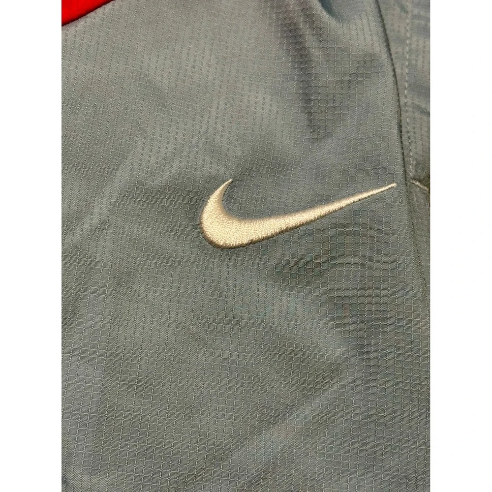 Nike Mens Colorblock Ripstop Athletic Shorts Blue Red Pink Size Large